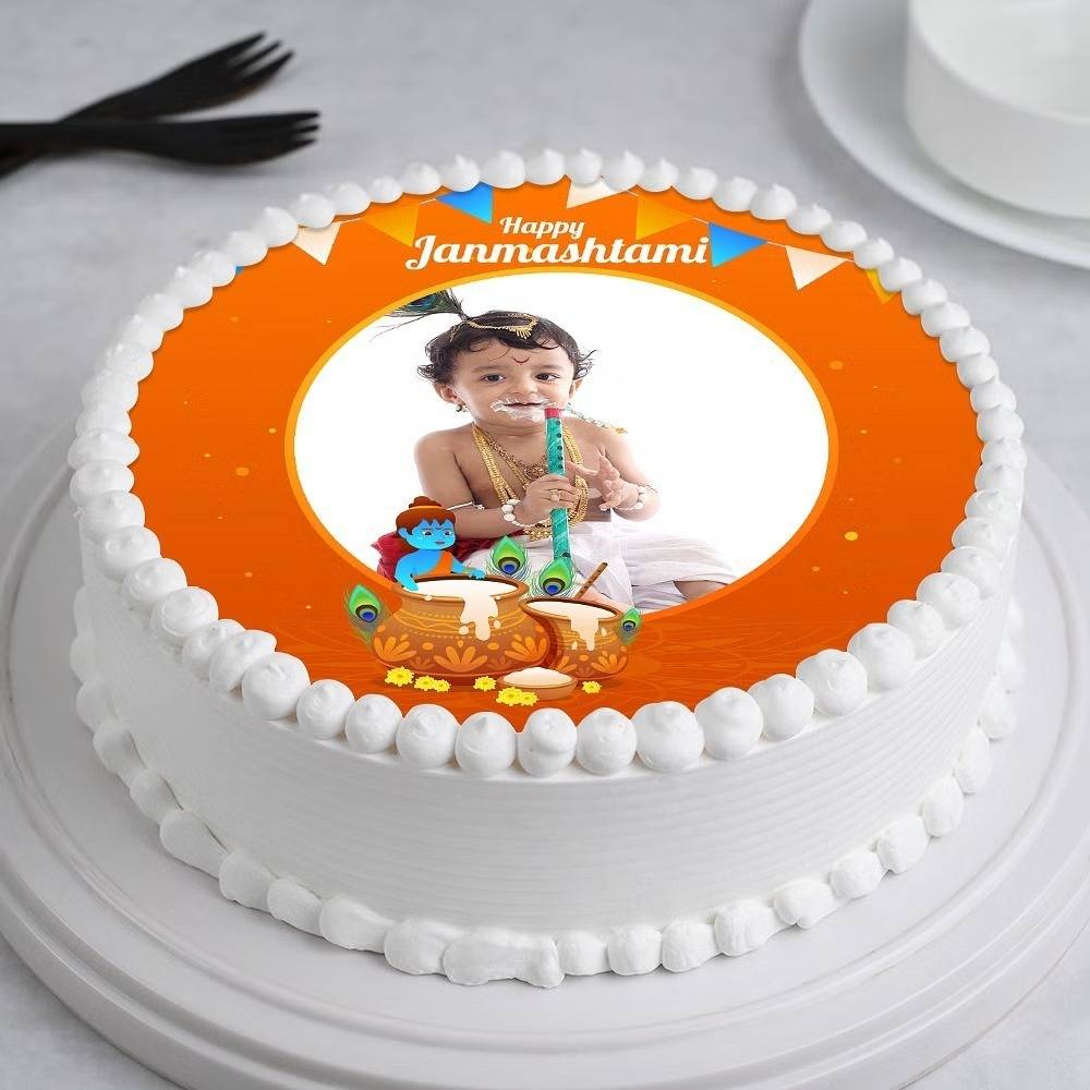 Picture-Perfect Celebrations: Two Tier Photo Cake for Unforgettable Moments!