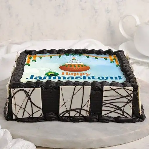 Matki for Janmashtami Cake