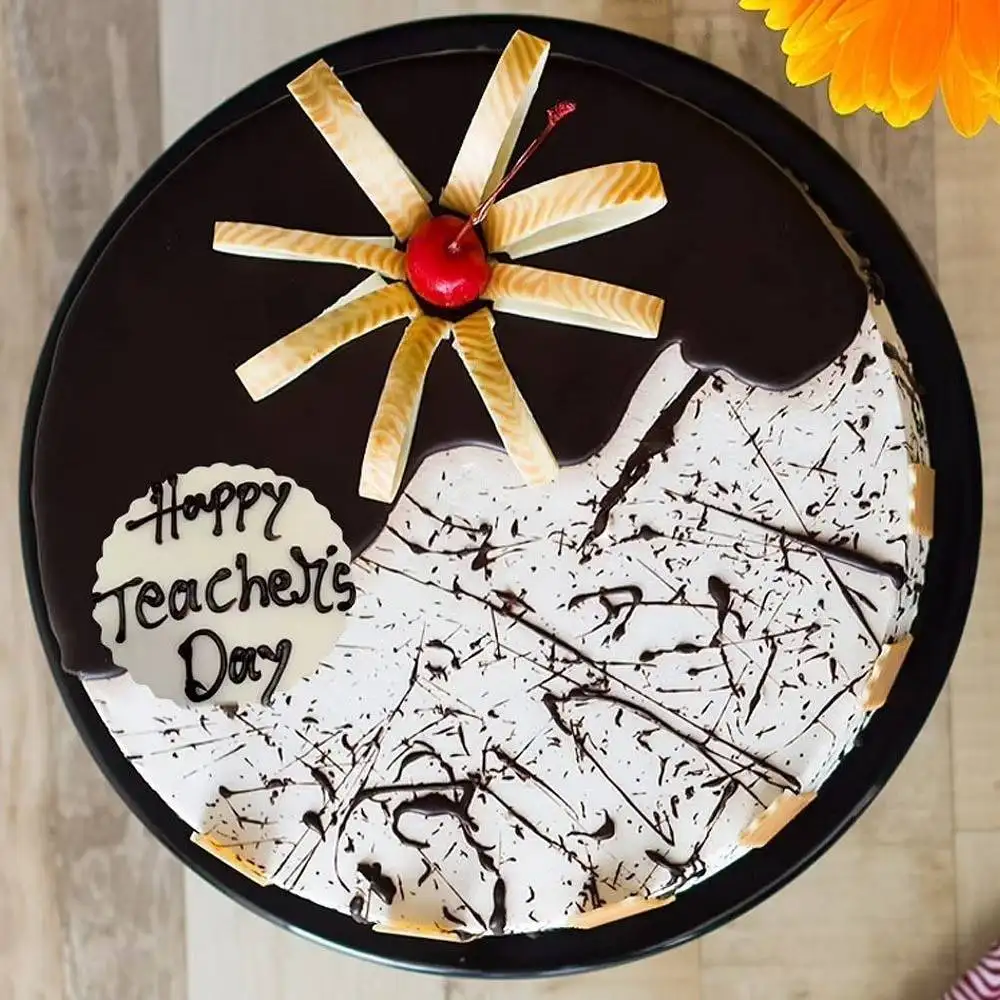 Silky Chocovanilla Teachers Day Cakes - Image 2