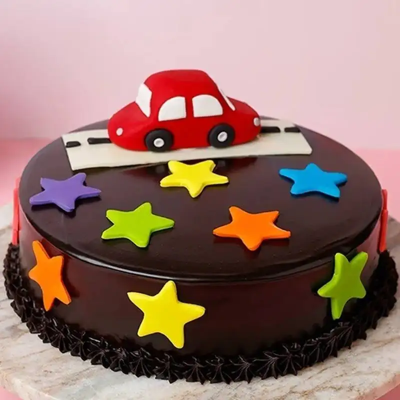 Truffly Fondant Car Cake