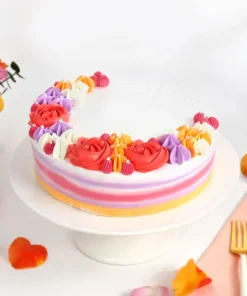Colourfull Rainbow Cake