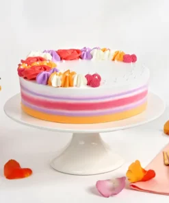 Colourfull Rainbow Cake
