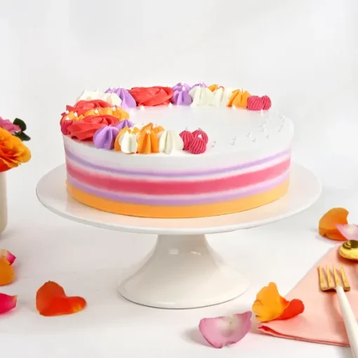 Colourfull Rainbow Cake