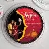 Delicious Personalized Cake For Karwa Chauth