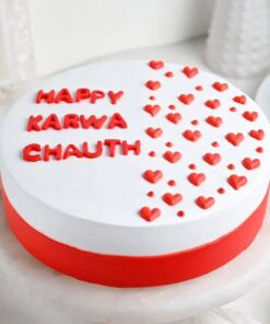 Hearty Cake For Karwa Chauth