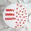 Hearty Cake For Karwa Chauth