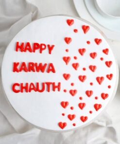 Hearty Cake For Karwa Chauth