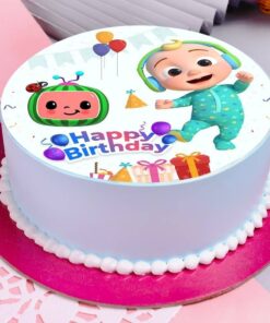 Cocomelon Cartoon Delicious Cake