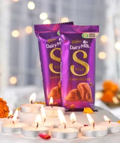 Dairy Milk Silk with Tea Candles
