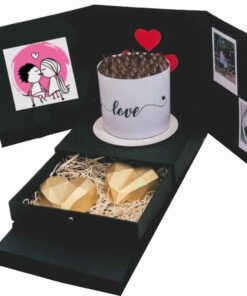 Designer Love Surprise Box Cake