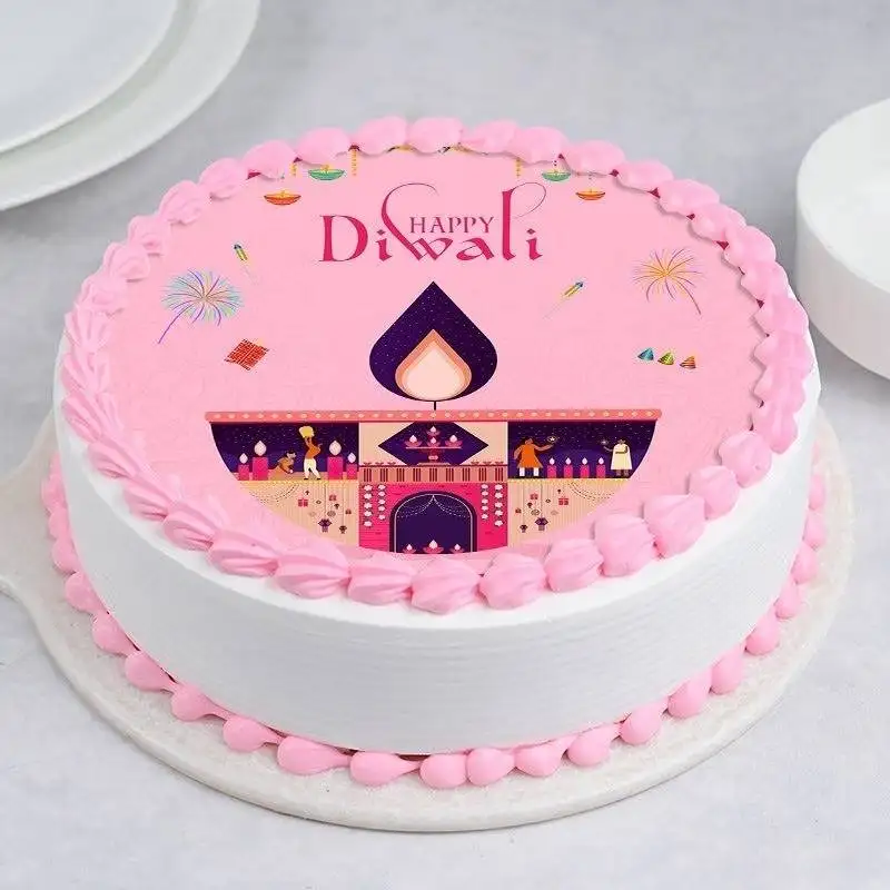 Diwali Special Lighting Photo Cake