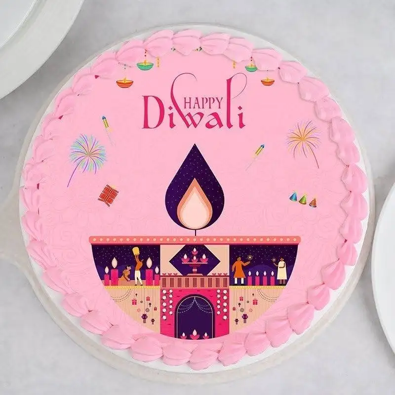 Diwali Special Lighting Photo Cake