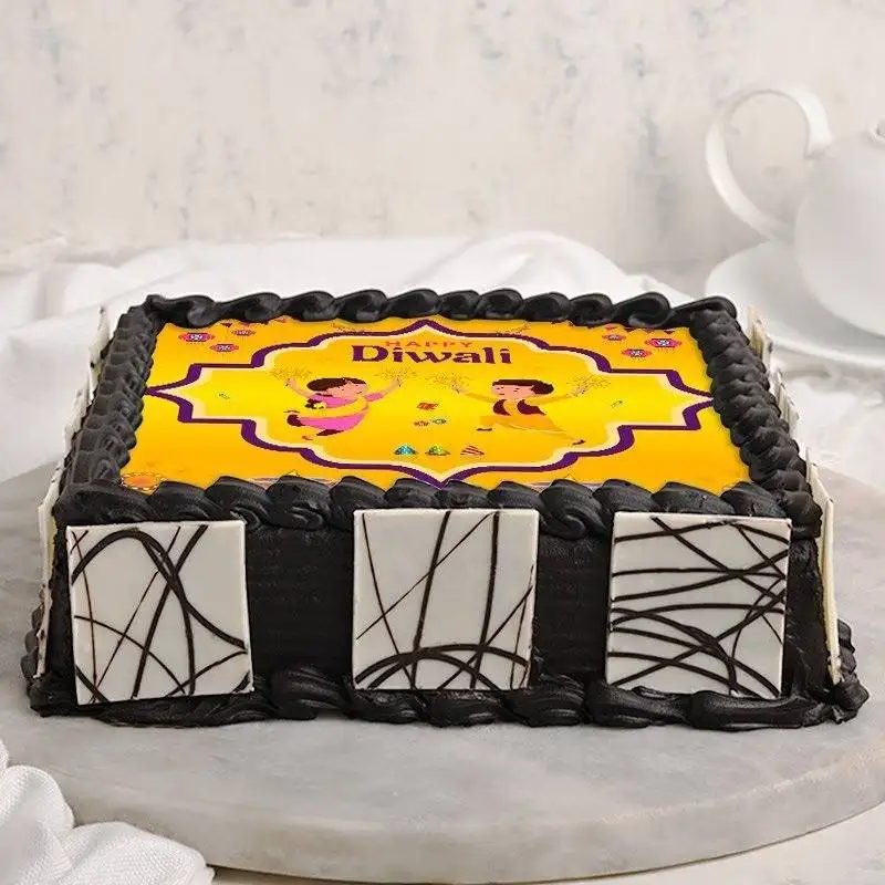 Diwali Special Photo Cake