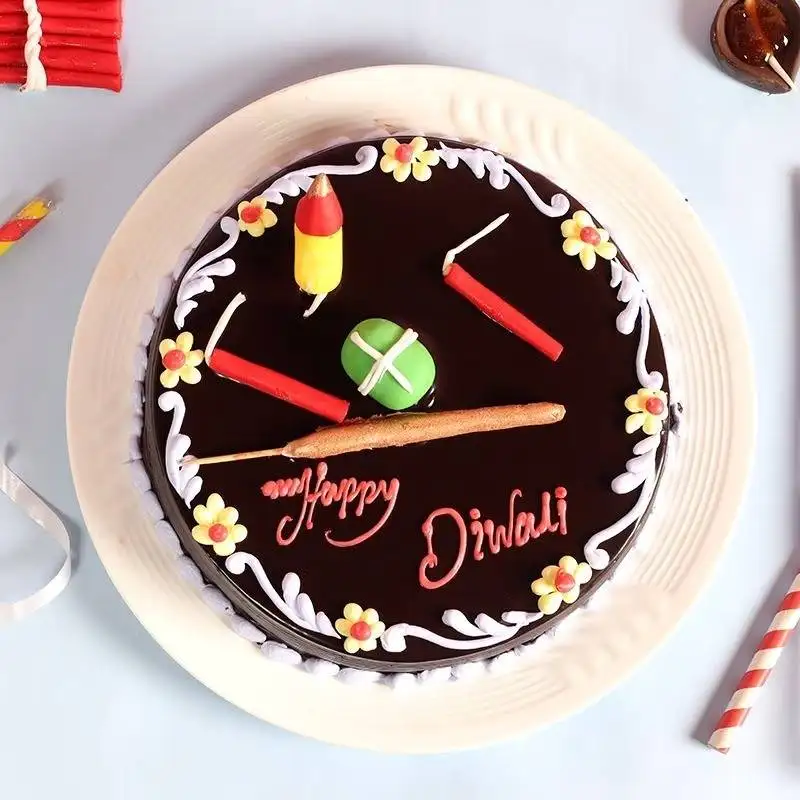 Fondant Crackers with Choco Cake