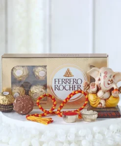 Lord Ganesha Idol with Rochers Pack