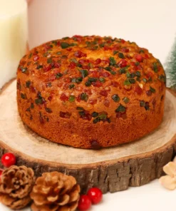 Mixed Fruits Cherried Plum Cake