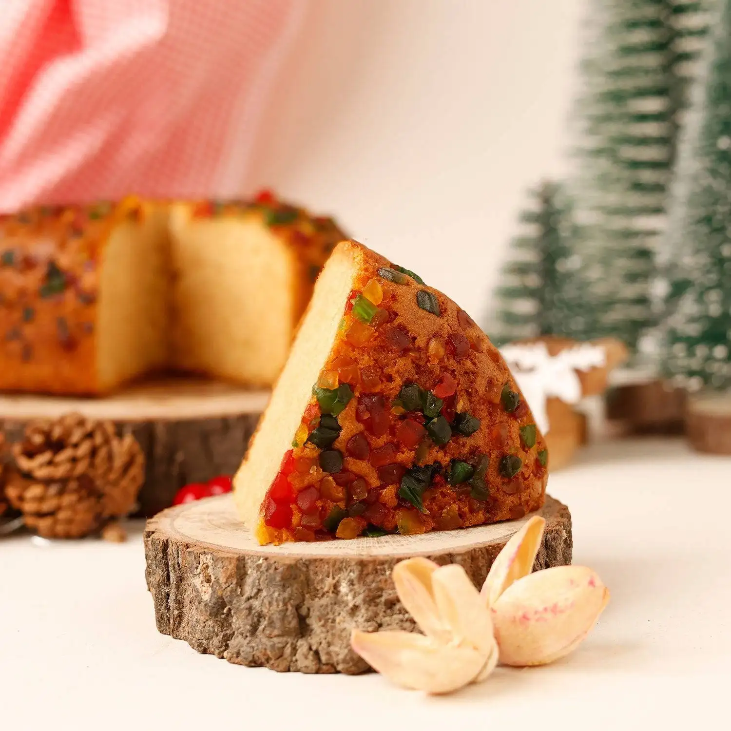 Mixed Fruits Cherried Plum Cake