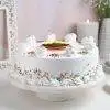 Sparkly Diya Cake