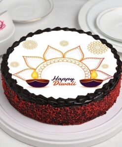 Velvety & Chocolaty Diwali Special Cake
