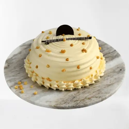 Butterscotch Loaded with Nuts Cake