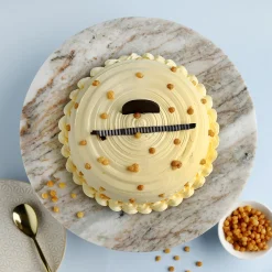 Butterscotch Loaded with Nuts Cake