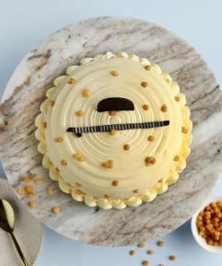 Butterscotch Loaded with Nuts Cake