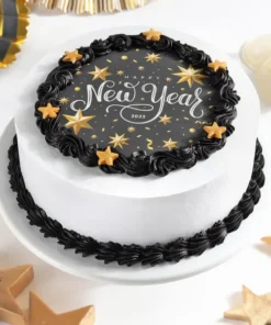 New Year Festive Cake