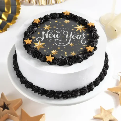New Year Festive Cake