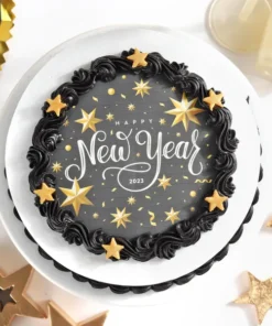 New Year Festive Cake