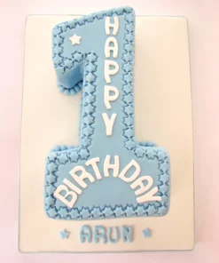 Number Cake for First Birthday