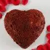 Velvety Heart Dry Cake