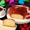 Velvety Heart Dry Cake