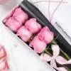 Box of 6 Pink Surprise Roses