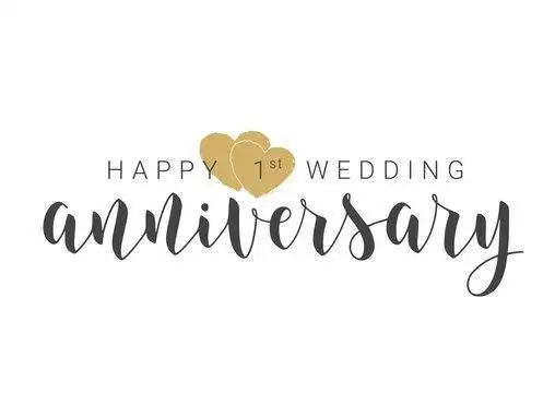 First Wedding Anniversary