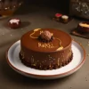 Floral Rakhi with Ferrero Rocher Cake