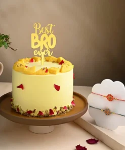 Rasmalai Treat Cake with Rakhi