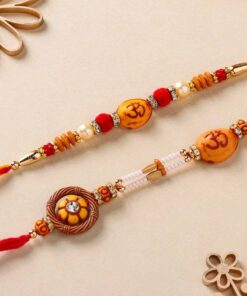 Set of Two OM Rakhi