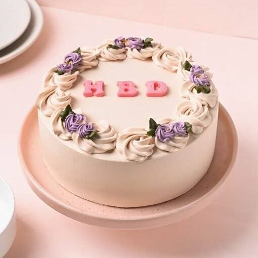 Vanilla Blossom Celebration Cake