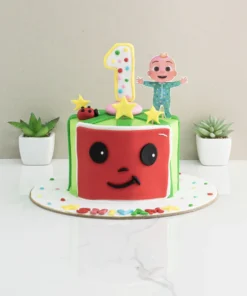 Cocomelon JJ Birthday Bash Cake