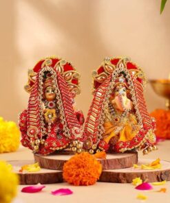 Divine Shringar Clay Laxmi Ganesha Duo