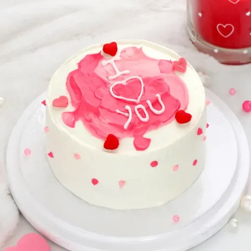 Sweetheart’s Bliss Cream Cake (Half kg)