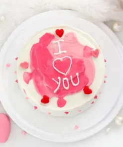 Sweetheart’s Bliss Cream Cake (Half kg)