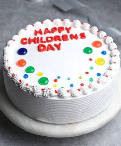 Creamy Vanilla Cake for Children's Day