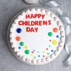 Creamy Vanilla Cake for Children's Day