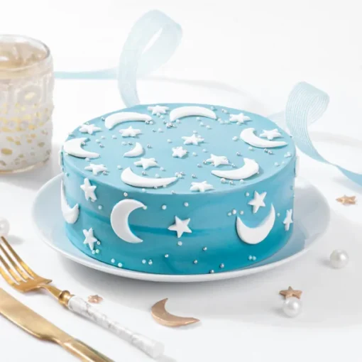 Midnight Sky Delight Cake