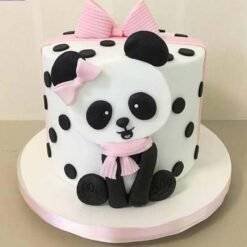 Sweet Panda Bow Cake