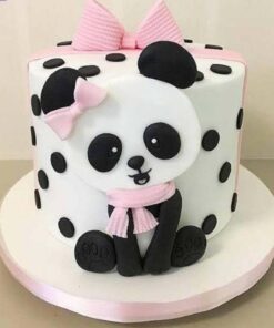 Sweet Panda Bow Cake