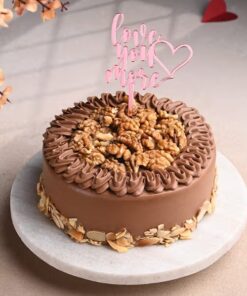 Chocolate Walnut Charm Cake