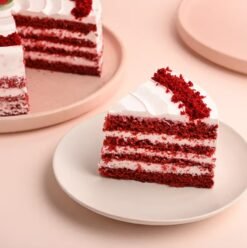 Crimson Velvet Bliss Cake