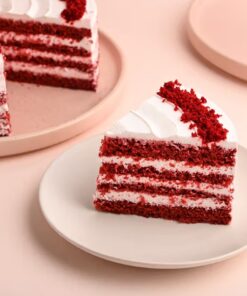 Crimson Velvet Bliss Cake